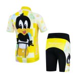 Keyiyuan Spring and Summer New Small Yellow Duck Children's Cycling Jersey Breathable Short Sleeve Set