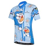 KEYIYUAN Doraemon children's cycling clothing short-sleeved children's mountain bike breathable sportswear