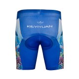 KEYIYUAN Marine pattern cycling clothing children's clothing short sleeve children's mountain bike breathable sportswear