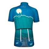Children riding a bike summer short-sleeved children's clothing bike mountain bike sportswear boy girl sweater riding shirt clot