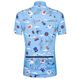 Autumn and winter new bike set Kids short-sleeved children's men and women mountain bike breathable sportswear