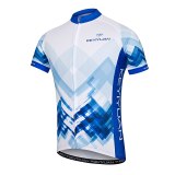 KEYIYUAN Blue and white Cycling Jersey Sets Cycling Clothing Pro Bike Short Sleeve Summer Style Clothing Hot Selling