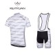 KEYIYUAN autumn and winter new cycling suit suits men's mountain bike clothing warm outdoor sports short-sleeved 3D pants p
