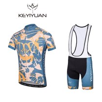 Keyiyuan  Ciclismo Jersey gel bike shorts set sobric ciclismo mens verano teampro bi Ciclismo desgaste swimsuit panties