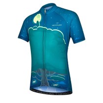 Children riding a bike summer short-sleeved children's clothing bike mountain bike sportswear boy girl sweater riding shirt clot