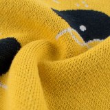 #CTS01 New Kids Yellow Sweaters Soft Cartoon  Sweater