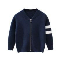 #KH45 Children's Zipper Sweater Royal Blue Hoodie