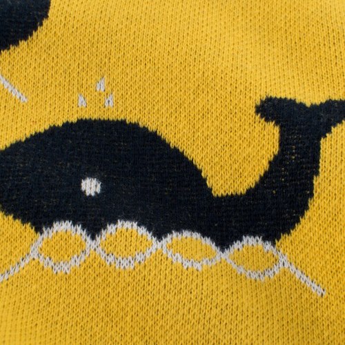 #CTS01 New Kids Yellow Sweaters Soft Cartoon  Sweater
