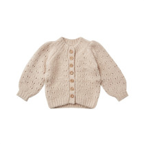#Gkk01 Girls Kids Khaki Knit Sweaters