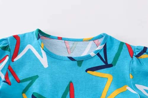 Girl Dress Short Sleeve #G001