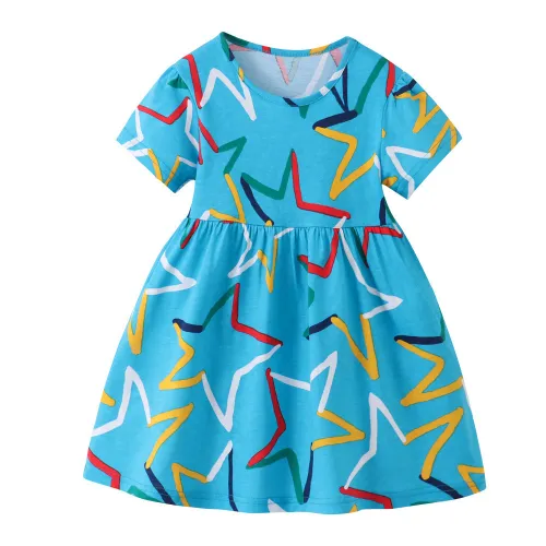 Girl Dress Short Sleeve #G001