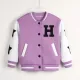 Boys Purple (H) Baseball Uniform #CD001