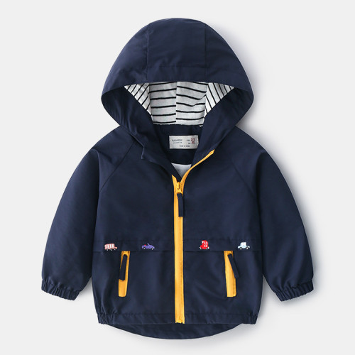 Boy cartoon jacket children spring jacket trend jacket  Royal Blue#YL001
