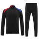 #AHP01 Black Children's Half Pull Tracksuit Long Suit (High Quality)