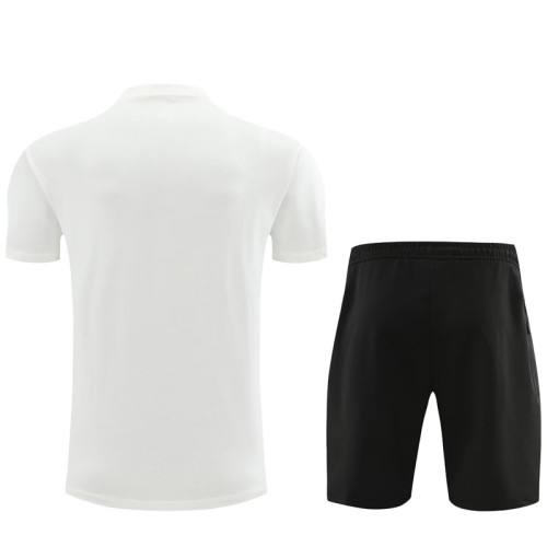#AKH01 White Children's Short Suit (High Quality) (pure cotton yarn)