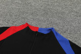 #AHP01 Black Children's Half Pull Tracksuit Long Suit (High Quality)