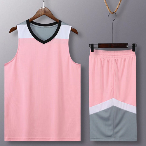 #AK8386 Pink Children's Vest suit (Customizable)