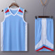 #AK8348 Light blue Children's Vest suit (Customizable)