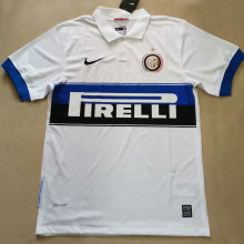 2009/10 In Milan Away White Retro Soccer Jersey