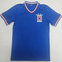 1974 Cruz Azul Home Blue Retro Soccer Jersey
