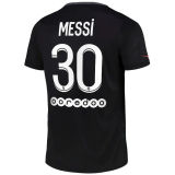 2021/22 PSG 1:1 Quality Third Black Fans Soccer Jersey