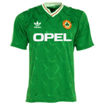 1990 Ireland Home Green Retro Soccer Jersey