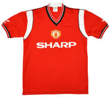 1984/86 M Utd Home Retro Soccer Jersey