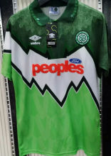 1991/92 Celtic Home Green Retro Soccer Jersey