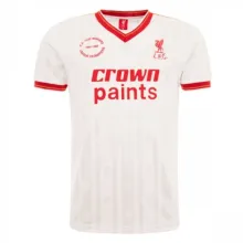 1985/86 LFC Away White Retro Soccer Jersey