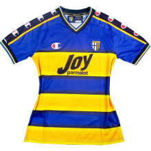 2001/02 Parma Home Yellow Retro Soccer Jersey