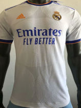 2021/22 RM Home White Player Version Soccer Jersey