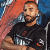 2021/22 PSG 1:1 Quality Third Black Fans Soccer Jersey