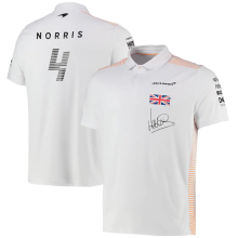 Mclaren F1 2021 White POLO T-shirt