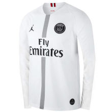 2018/19 PSG JD White Long Sleeve Soccer Jersey