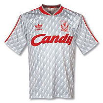 1989/91 LFC  Away Retro Soccer Jersey