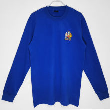 1968 M Utd Blue Retro Soccer Jersey