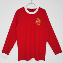 1963 M Utd Red Retro Soccer Jersey