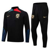2022 Portugal Black Sweater Tracksuit