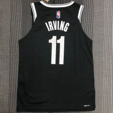2022 Nets IRVING #11 AU Player Version Black NBA Jerseys 密绣