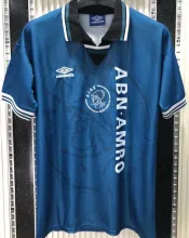 1995/96 AJ Away Blue Retro Soccer Jersey