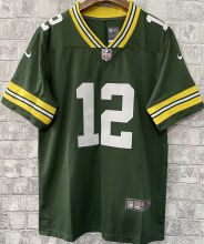 Men's Green Bay Packers RODGERS # 12 Green NFL Jersey 包装工
