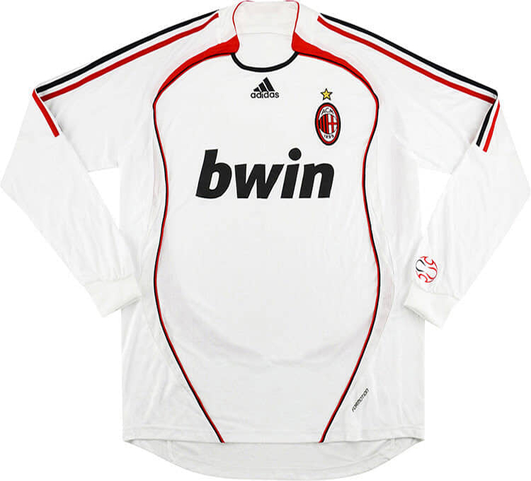 AC Milan 2006 2007 Long Sleeve Home Shirt (Excellent) L