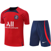 2022 PSG Red Short Training Jersey(A Set)