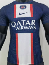 2022/23 PSG Home Blue Player Version Soccer Jersey