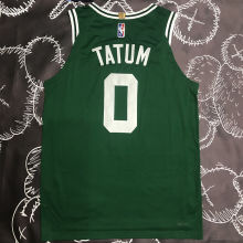 2022 Celtics TATUM #0 AU Player Version Green 75 Years NBA Jerseys 密绣