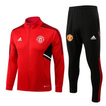 2022/23 M Utd Red Jacket Tracksuit ( A538)