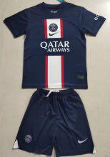 2022/23 PSG Home Kids Soccer Jersey