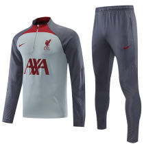 2022/23 LFC Grey Half Pull Sweater Tracksuit