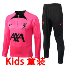 2022/23 LFC Pink Kids Sweater Tracksuit(  E603)