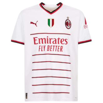 2022/23 AC Milan 1:1 Away White Fans Soccer Jersey